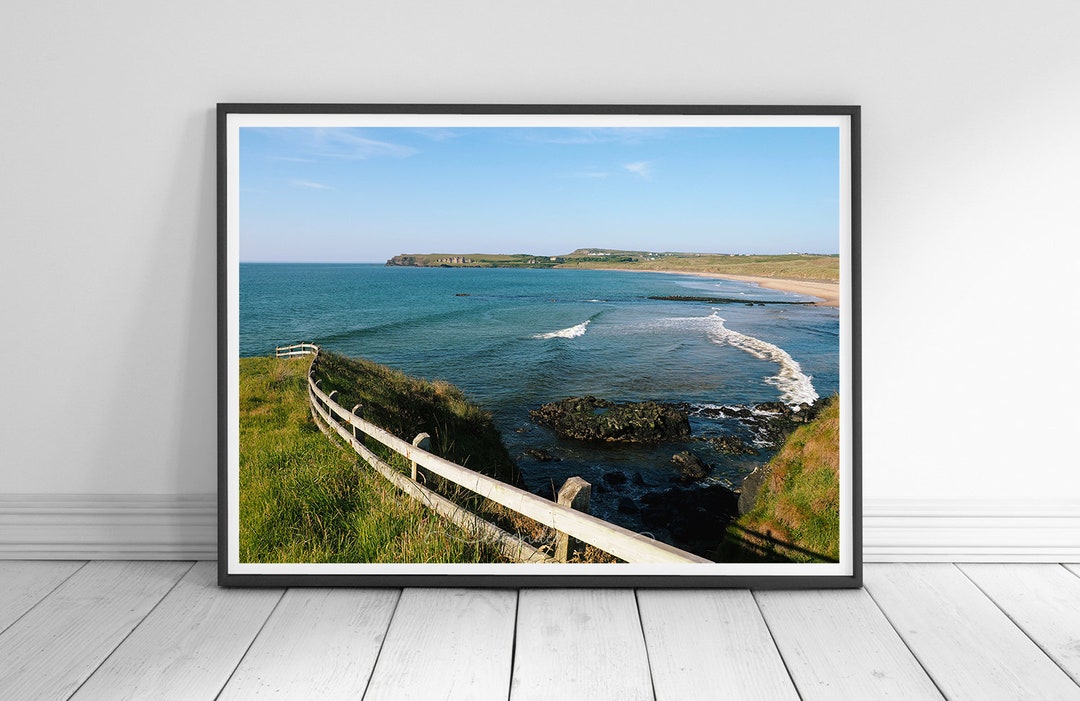 Portballintrae Beach Photography Print: Northern Ireland Coastal Art - Etsy