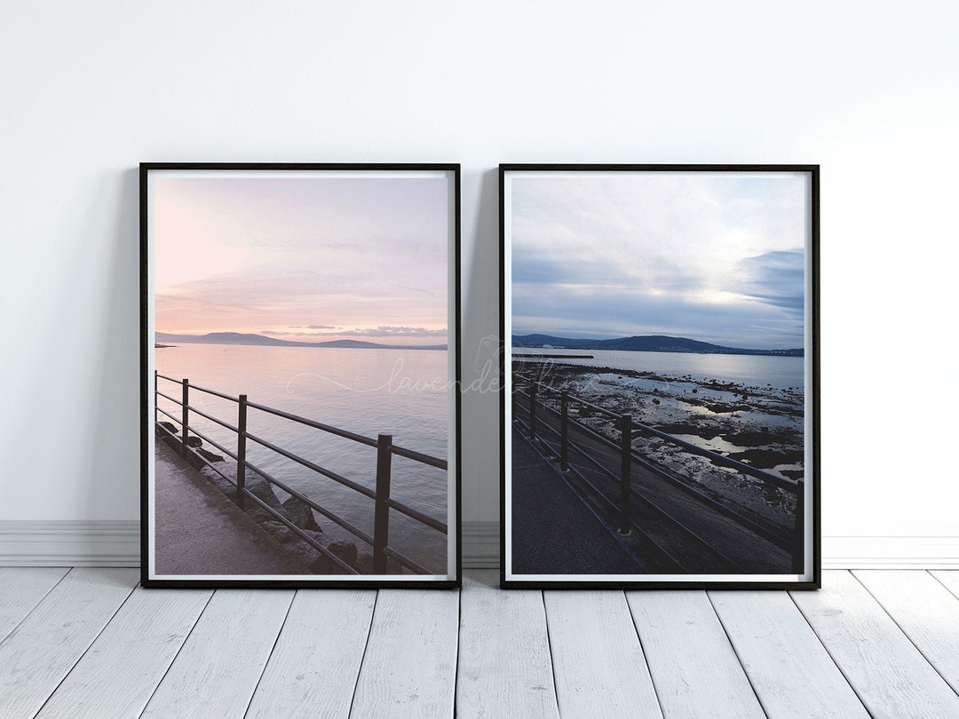 HOLYWOOD NIGHTS, Colour Photography Print Set, Set of 2 Prints, Sunset