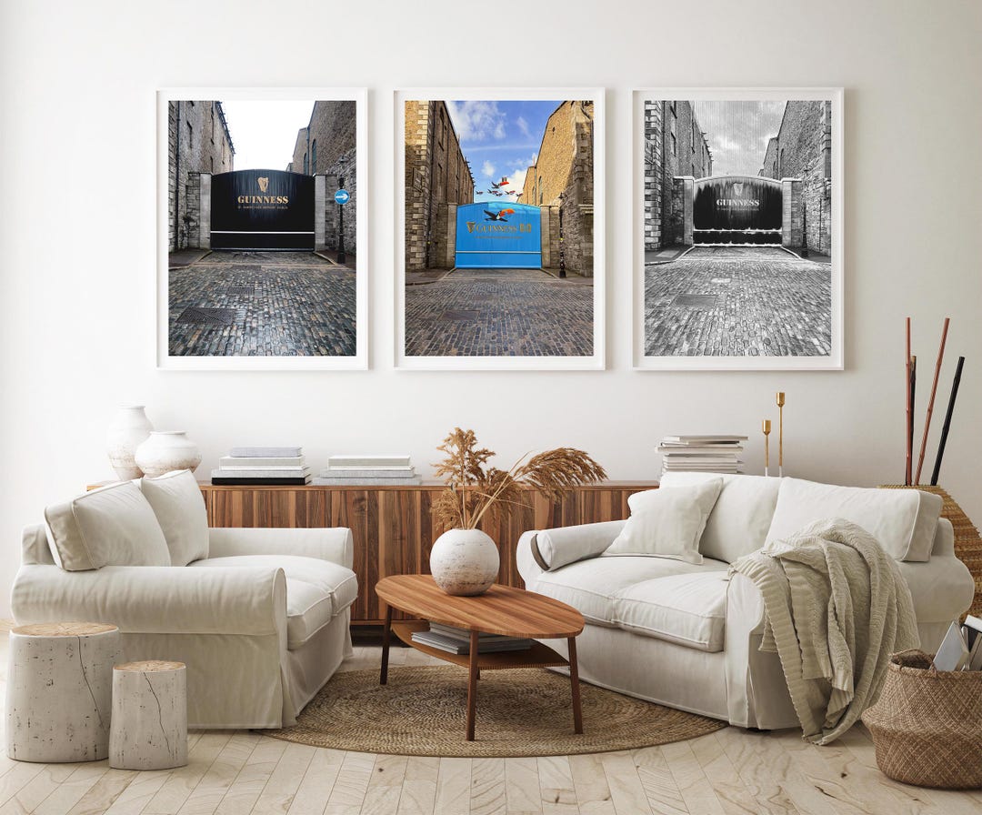 GUINNESS THREE | Set of 3 Dublin Photography Prints | Guinness Factory ...