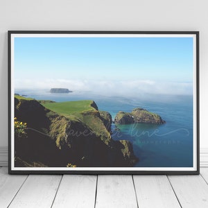 Carrick-a-Rede Rope Bridge Print: Northern Ireland Coastal Photography