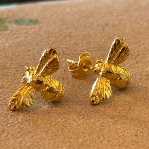 Bienenohrstecker: Natur Schmuck