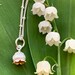 Lily Of The Valley Pendant, May birth flower, flower pendant, silver lily, woodland jewellery, bridal jewellery