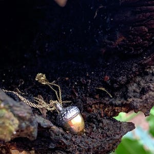 Sterling Silver Acorn Necklace