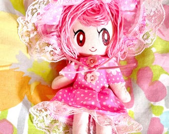 Mary-Anne handmade mini pose doll