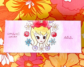 Confetti Color Handmade Watercolors box set of 6