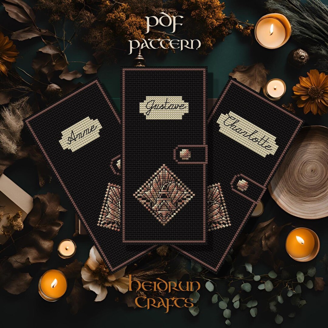 Gustave's Journal Bookmark Cross Stitch Pattern PDF – Clair Obscur