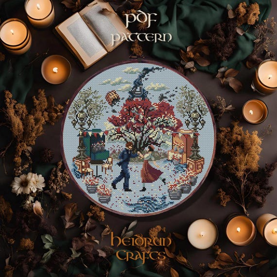 Gustave and Sophie Cross Stitch Pattern PDF – Clair Obscur