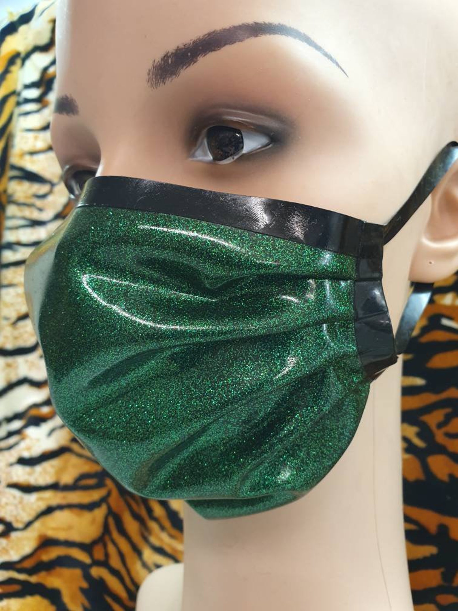 Glitter Latex Face Mask Etsy