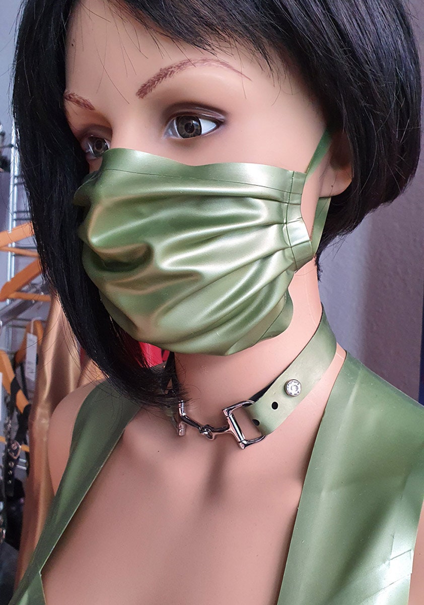 Latex Gesichtsmaske versch. Farben