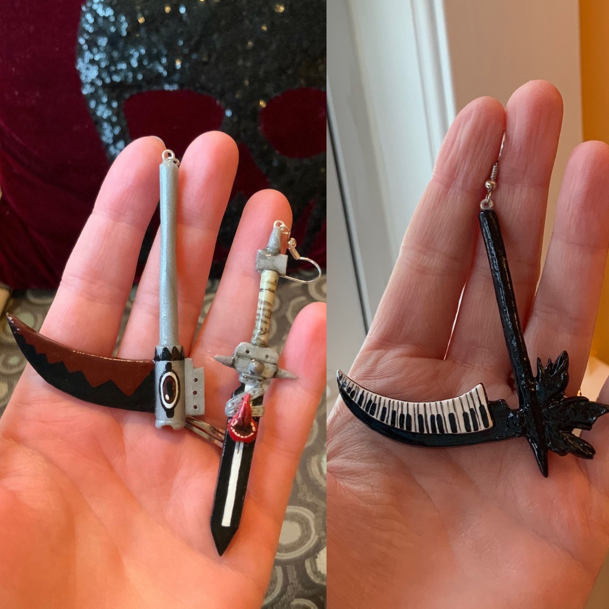 Soul Eater Weapon Earrings Etsy UK