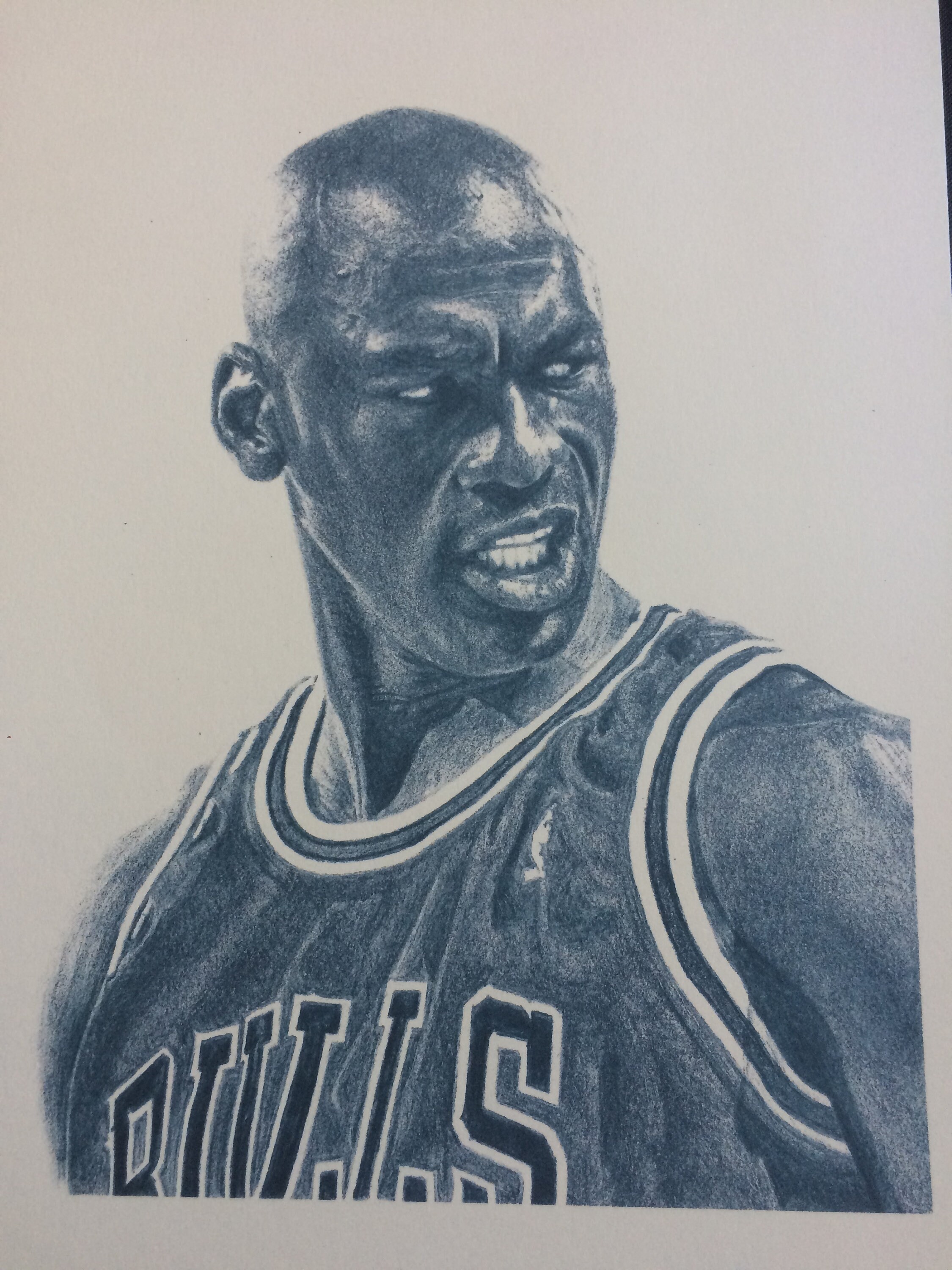 Michael Jordan art A4 83 x 117 inches print of a pencil Etsy