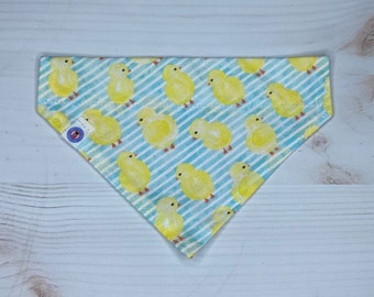 cute chicks easter premium over the collar dog bandana