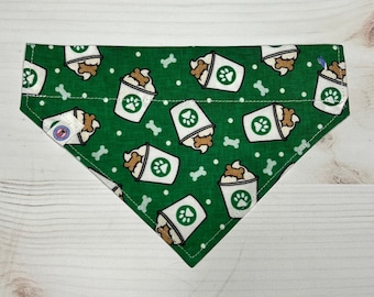 puppucino premium over the collar dog bandana