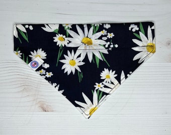 Gänseblümchen | über das Halsband Hundehalstuch | Hundemama Haarband oder Scrunchie