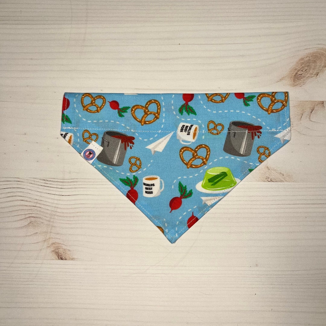 Pretzel Day Premium Over the Collar Dog Bandana Etsy