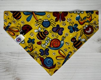 niedliche Käfer Print-Artikel | über das Halsband Hundehalstuch | Hundemama Stirnband oder Scrunchie