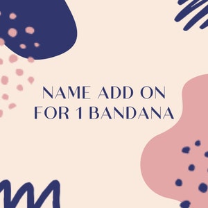 bandana name personalization add-on bandana not included image 1