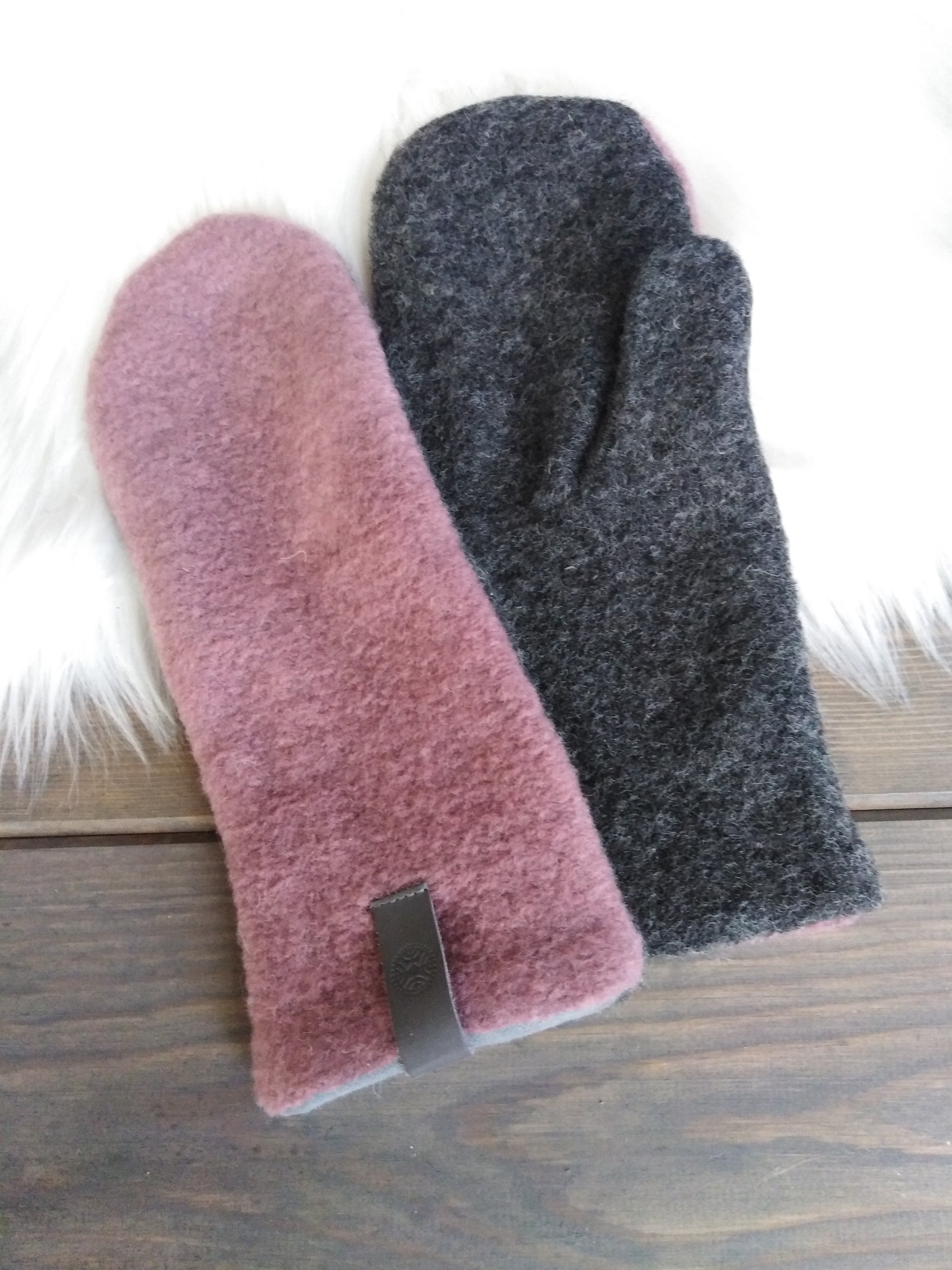 Wool mittens Fleece lined mittens Gloves for women Nordic Etsy