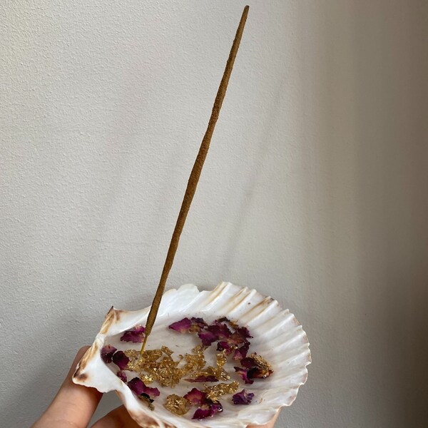 Venus Rose and Gold Incense Holders