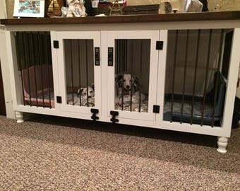 Wooden Double Dog Kennel DIY Plans Medium size | Etsy