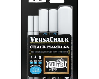 Versachalk Bold Liquid Chalk Markers 10/PK-White -VC101B10