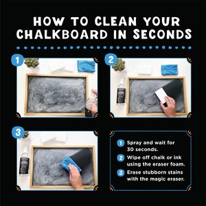 VersaChalk Chalkboard & Whiteboard Cleaning Kit 250 ml image 4