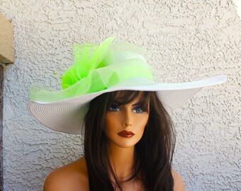 Lime green hat