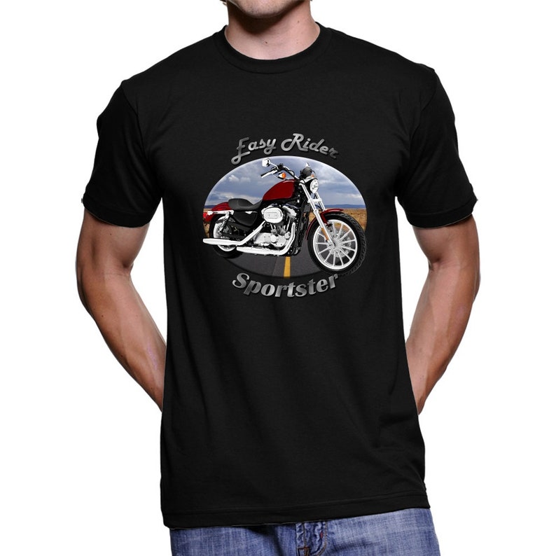 Harley Davidson Sportster Easy Rider Men's T-Shirt | Etsy