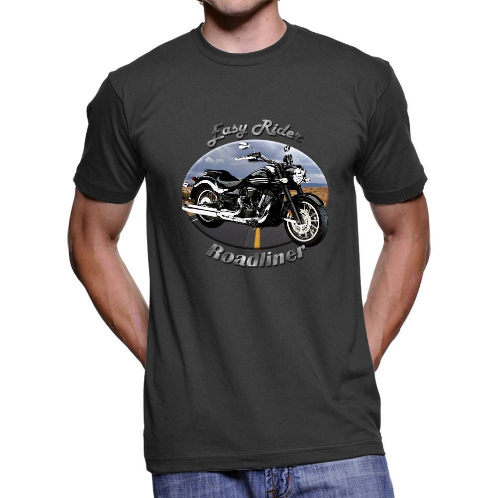 Yamaha Roadliner Easy Rider Men's Dark T-Shirt | Etsy