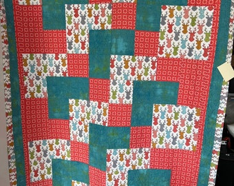 Throw quilt.