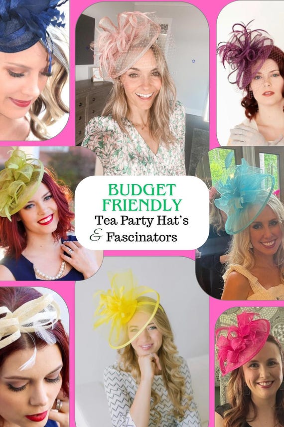 Pastel Pink Fascinator Kentucky Derby Hat Tea Party Luncheon  display picture 3