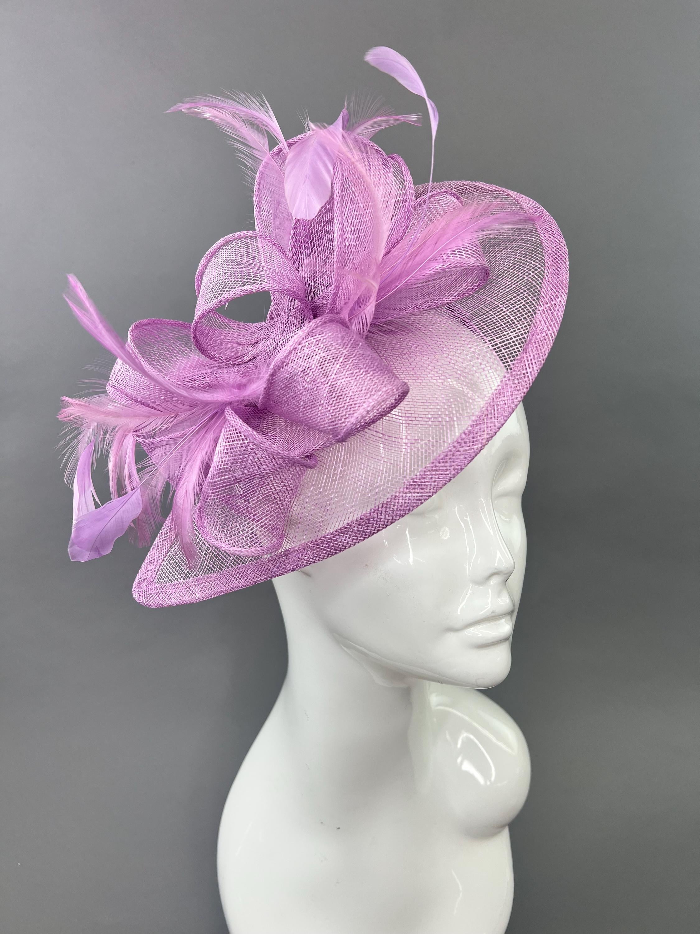 Lavender Flower Fascinator Hats - Etsy