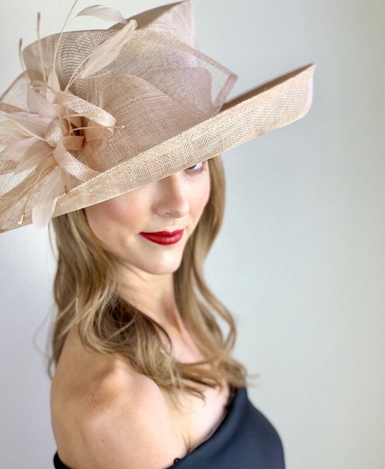 Kentucky Derby Hat Church hat Tea Party Hat Purple Hat Etsy