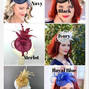 Mini Fascinator for Tea Party Bridal Shower Kentucky Derby Theme Party ...