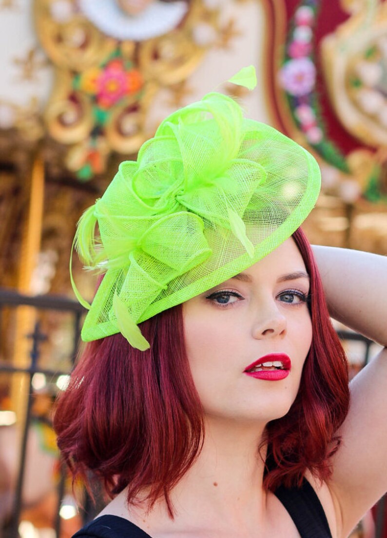 SAFERIN Donne Organza Chiesa Kentucky Derby Fascinator