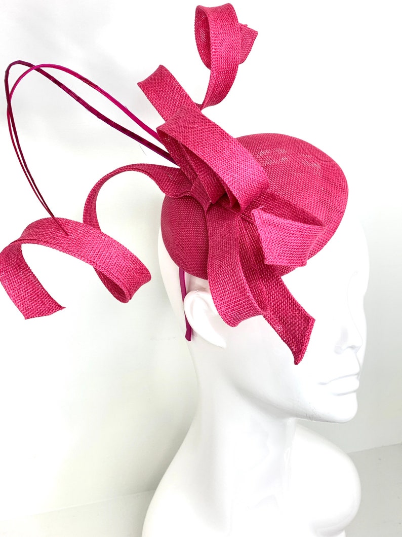 raspberry fascinators weddings