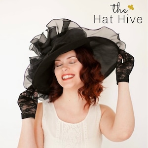 Easter Hat Kentucky Derby Hat Church hat Tea Party Hat Church Hat Derby Hat Wedding Hat, Funeral Hat