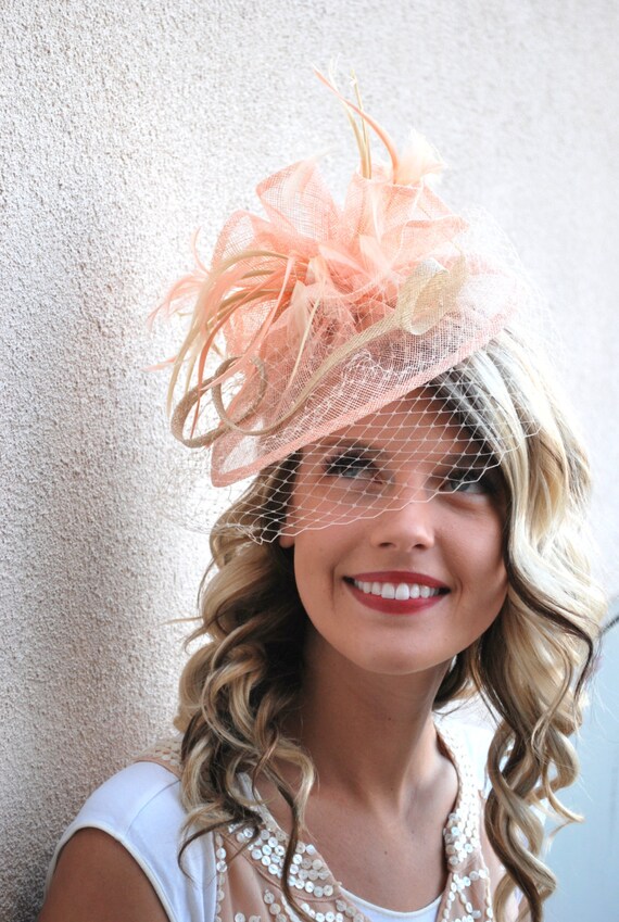 Pink Fascinator Womens Tea Party Hat 