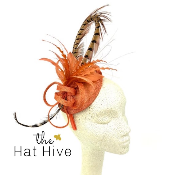 Fascinator Hat with Feathers Headband for Derby Tea Party Wedding Church 1pcs Fascinator Hat Church Hat Women Tea Party Hats Kentucky  main image 4