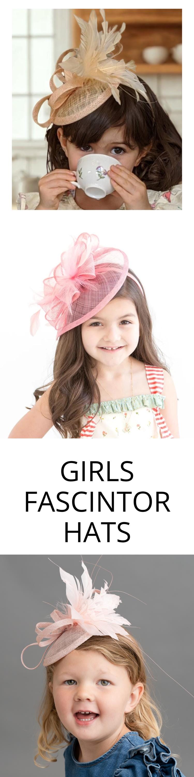 Girls Fascinator Hat Kentucky Derby Party Hat for Flower  display picture 1