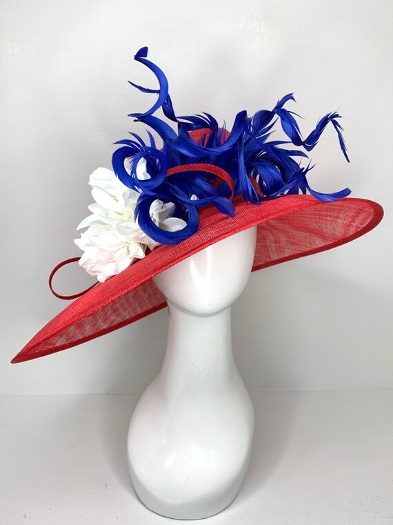 red white and blue hats to make