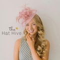 Blush Pink Kentucky derby Fascinator with Veil for women tea party headwear formal ladies hat, church hat, vintage ladies hat, wedding hat