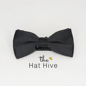 Men’s Black Bow Tie for groom wedding groomsmen bow tie for ring bearer bow tie formal event for men teen and  boys bow tie