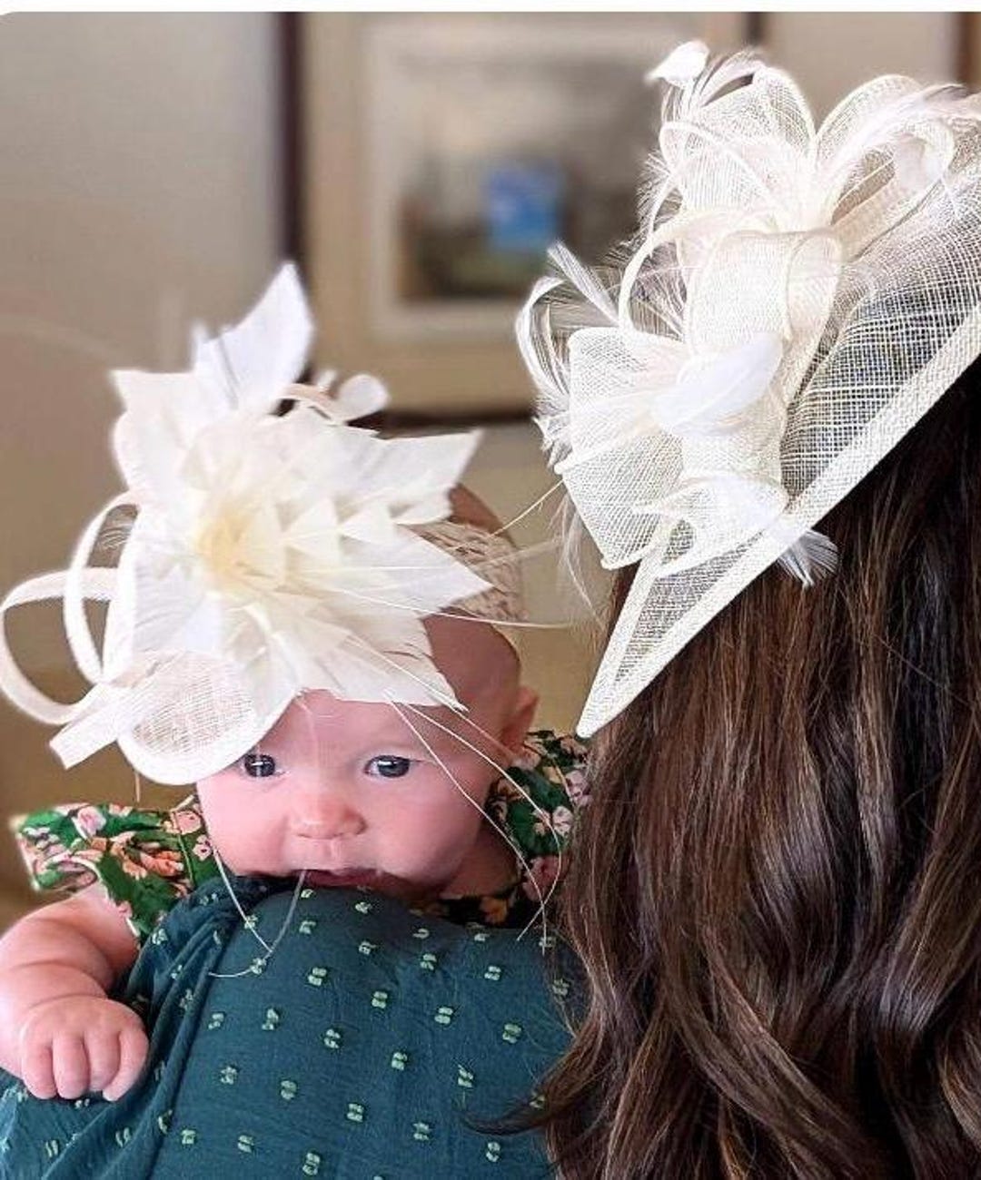 4894 Fascinators Hats For Kids Tea Party Headband Cocktail Wedding Girls Fascinator Hat Kentucky Derby Party Hat for Flower  main image 4