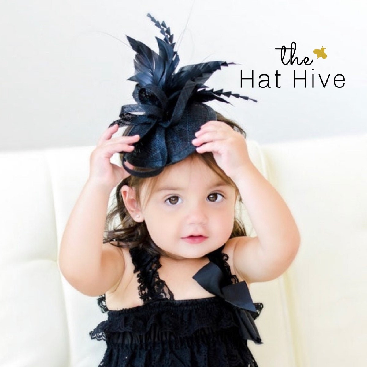 Baby Fascinator Hut zum 1