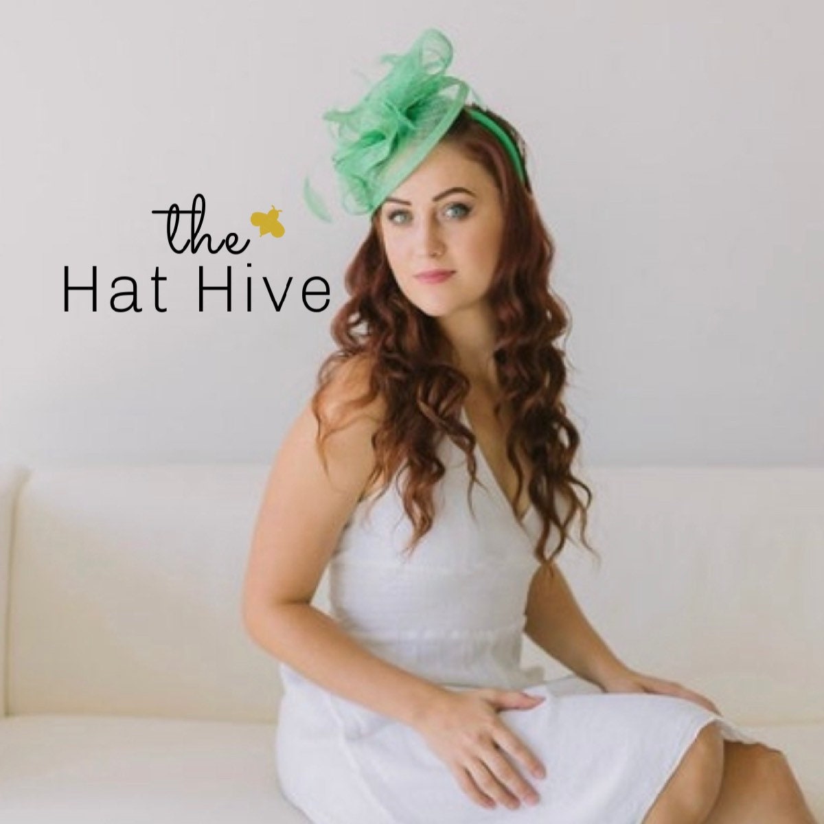 Mint Green Fascinator on Headband Available in Other Colors Etsy