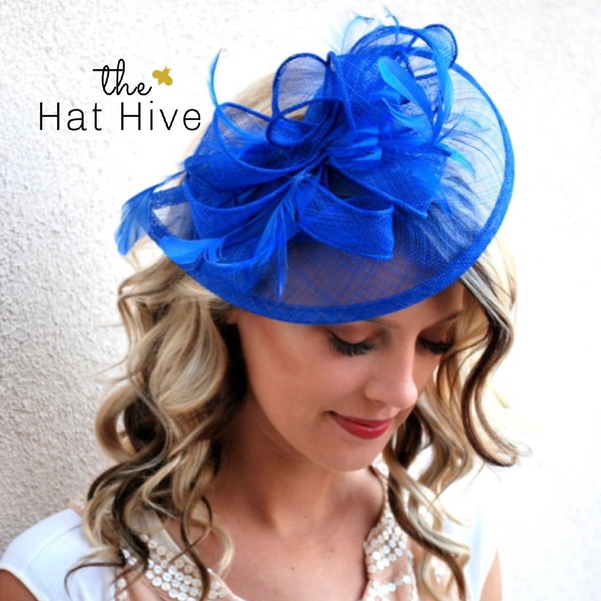 The Kenni Royal Blue Fascinator Tea 