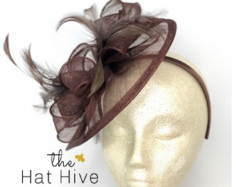 Brown Fascinators | Etsy India