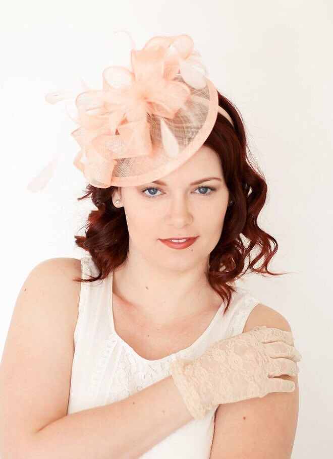 Elegant Pink Fascinator Kentucky Derby Tea Party Church Wedding Brunch NWT Pink Kentucky Derby Fascinator: Feathered Tea Party Hat - Etsy main image 2