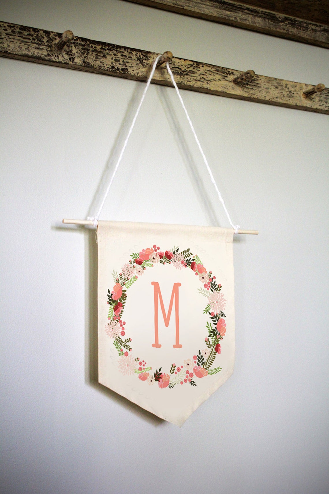 Baby Initial Wall Hanging Custom Nursery Wall Hanging Baby Etsy